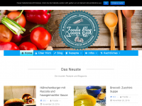 Screenshot des Blogs Foodie Blog