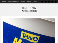 Screenshot des Blogs Das Hobby Aquaristik