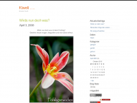 Screenshot des Blogs Kiweli …