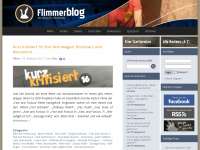 Screenshot des Blogs flimmerBLOG