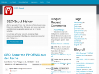 Screenshot des Blogs SEO Scout