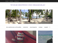 Screenshot des Blogs woelkchenweissundhimmelblau