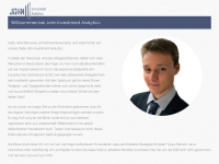 Screenshot des Blogs John Investment Analytics