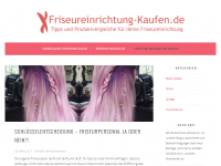 Screenshot des Blogs Friseureinrichtung-kaufen.de