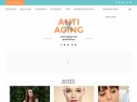 Screenshot des Blogs antiagingx.at – Blog für Anti-Aging, Schönheit und Gesundheit