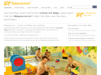 Screenshot des Blogs babynarium.at – Blog für Urlaub, Wellness mit Baby