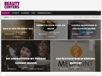 Screenshot des Blogs beautycenters.at – Blog rund um Beauty und Fashion