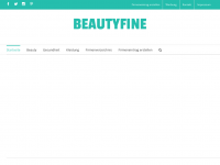 Screenshot des Blogs beautyfine.at – Blog für Schönheit & Gesundheit