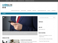 Screenshot des Blogs bueroalltag.at – Blog über Karriere, Bildung und Business.