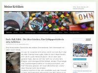 Screenshot des Blogs Meine Kritiken