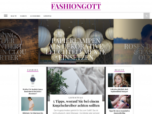 Screenshot des Blogs fashiongott.de – Blog für Beauty, Style, Accessoires, Modetipps und Fashion.
