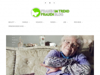 Screenshot des Blogs frauen-im-trend.de – Blog über Beauty, Fashion, Job, Familie, Ferien und Wohnen