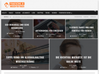 Screenshot des Blogs frauenzone.de – Blog über Fashion, Familie, Beauty und Trends.