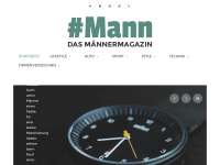 Screenshot des Blogs hashtagmann.de – Blog für Wissen rund um Sport, Technik, Auto und Style.