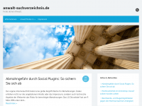 Screenshot des Blogs Anwalt-Suchverzeichnis
