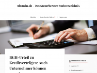 Screenshot des Blogs Steuerberatersuche
