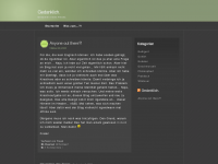 Screenshot des Blogs Gedanklich.