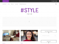 Screenshot des Blogs hashtagstyle.de – Blog für Style, Beauty und Fashion.