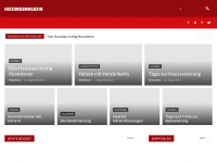 Screenshot des Blogs heizungsmagazin.at – Blog für Wissen rund um Hausbau und Heizungen.