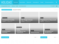 Screenshot des Blogs Blog rund um Urlaub, Reisen, Freizeit, und Hotels.