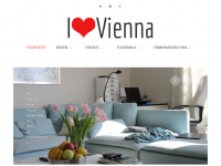 Screenshot des Blogs ilovevienna.at – Blog für Wissen rund um Tourismus und Reisen in Wien.