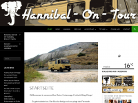 Screenshot des Blogs Hannibal on Tour