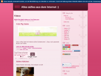 Screenshot des Blogs Süße Tiere