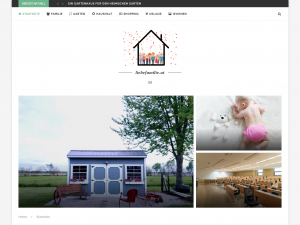 Screenshot des Blogs liebefamilie.at – Blog rund um Baby, Kinder, Haushalt und Familie.
