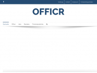 Screenshot des Blogs officr.at – Blog mit hilfreichen Tipps zum Thema Office, Jobs und Business.