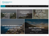 Screenshot des Blogs reisebarometer.at – Blog über Reisen, Hotels, Wellness und vieles mehr.
