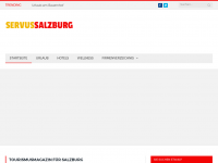 Screenshot des Blogs servussalzburg.at – Blog über Urlaub, Hotels und Wellness in Salzburg.