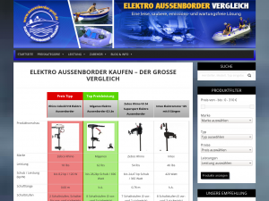 Screenshot des Blogs Der Elektro Aussenborder Ratgeber
