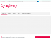 Screenshot des Blogs stylingbeauty.de – Blog mit hilfreichen Tipps rund um Beauty, Fashion und Style.