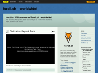 Screenshot des Blogs forall.ch – worldwide!