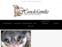 Screenshot des Blogs Die Hundefamilie