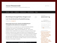 Screenshot des Blogs Annas Fitnessworld