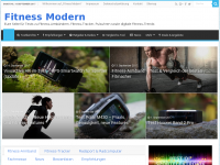 Screenshot des Blogs Fitness Modern