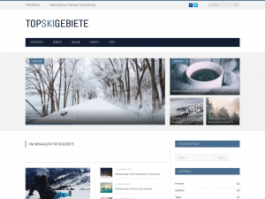 Screenshot des Blogs topskigebiete.at – Blog für aufregende Skigebiete