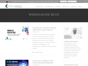 Screenshot des Blogs Christian Ebernickel Online-Marketing