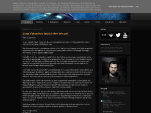 Screenshot des Blogs Schattentanz
