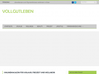 Screenshot des Blogs vollgutleben.at – Blog zum Thema Wellness, Beauty, Freizeit und Lifestyle.