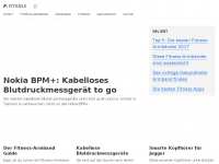 Screenshot des Blogs Fitable