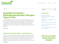 Screenshot des Blogs Gesund Einfach Abnehmen