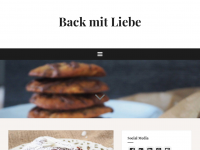 Screenshot des Blogs Back mit Liebe