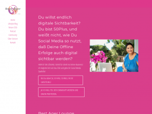 Screenshot des Blogs Simone Weidensee