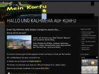 Screenshot des Blogs Mein Korfu