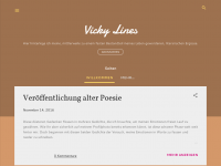 Screenshot des Blogs Vicky Lines
