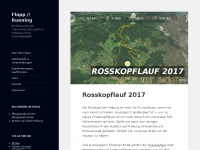 Screenshot des Blogs Flopp // Running