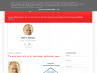 Screenshot des Blogs nachfolgecafe
