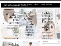Screenshot des Blogs Fashionholic